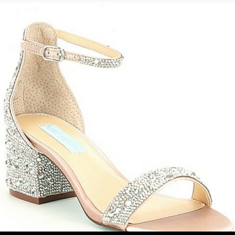 Blue by Betsey Johnson Mari block Heel
